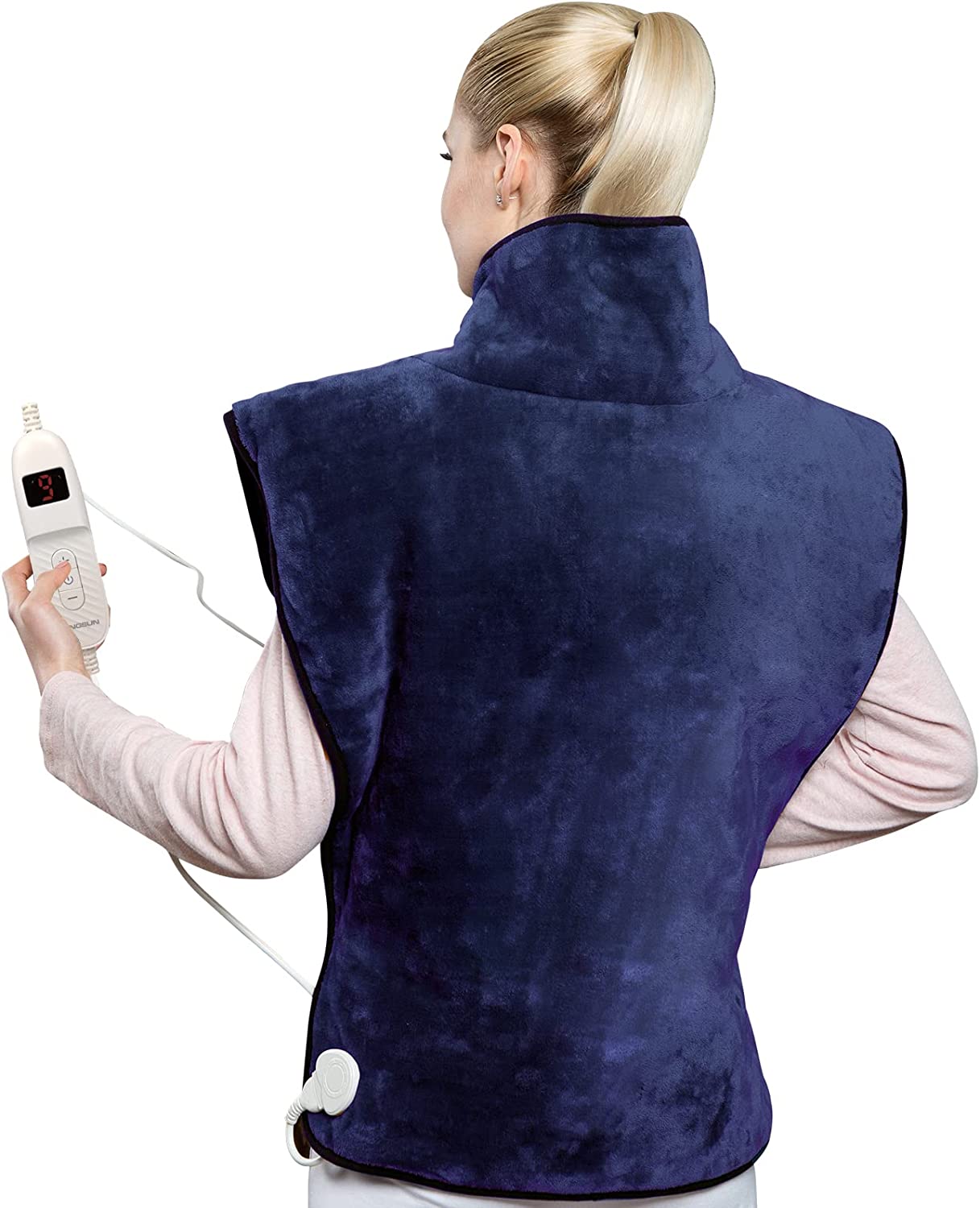 Hangsun TP670 Heat Pads for Back Pain Relief Electric Heating Pad with 6 Temperature Settings, Auto Shut Off, Overheating Protection