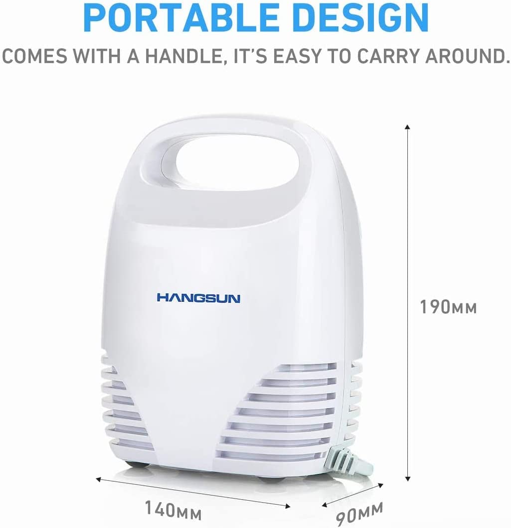 Hangsun Compact Compressor System Vaporizer Mist Inhaler Machine CN560 for Kids and Adults Home Use