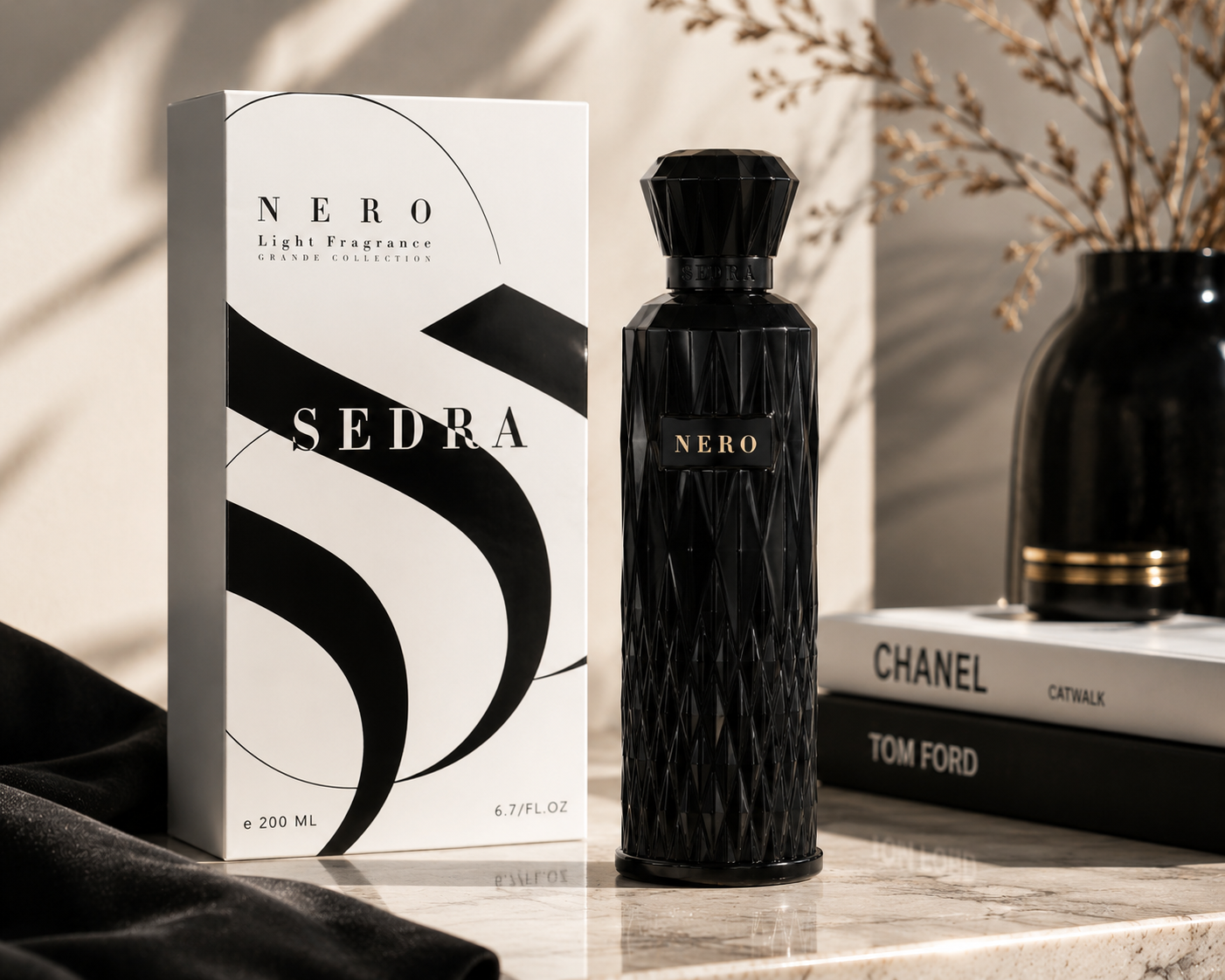Sedra Nero Light Fragrance Eau de Parfum 200ml | Grande Collection