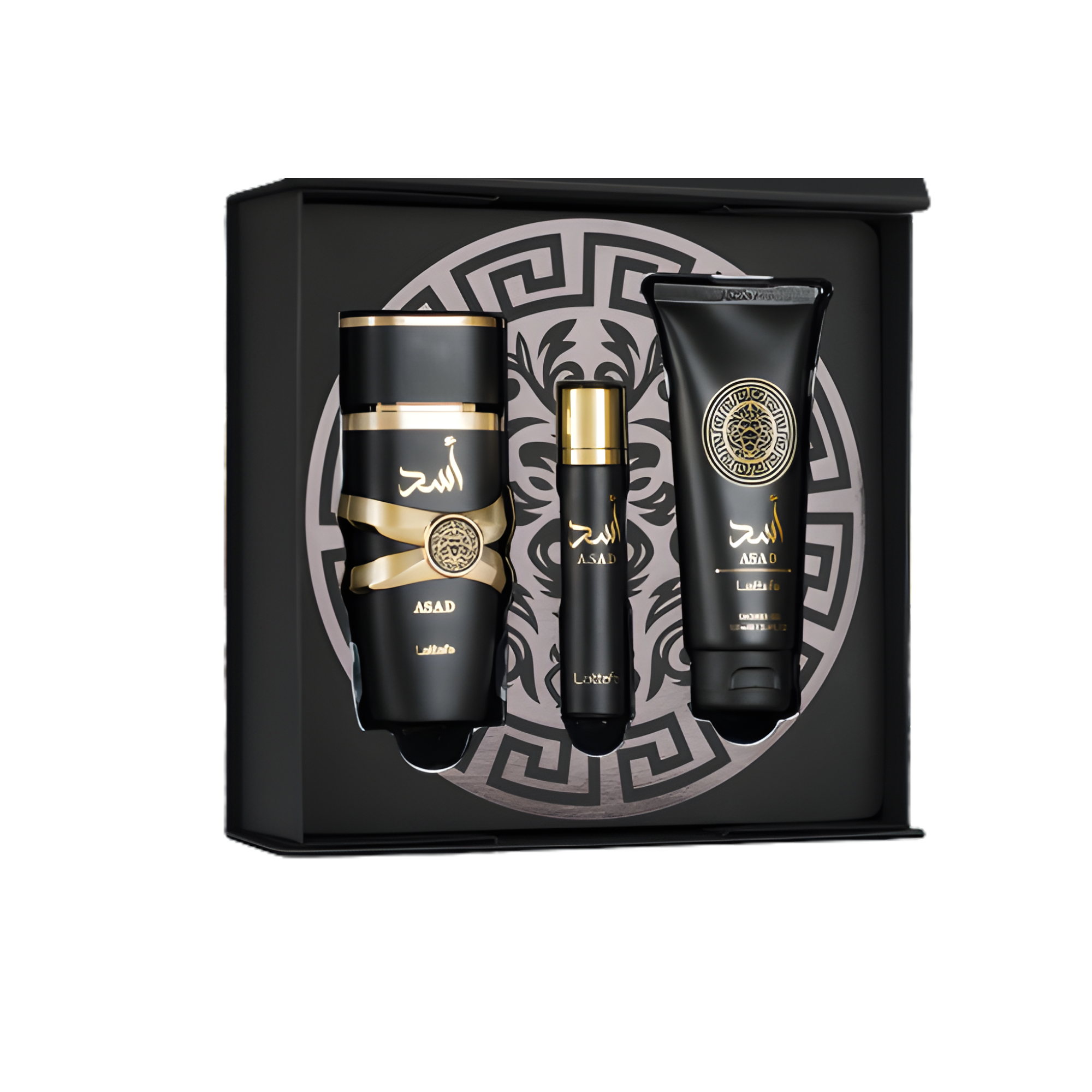 Asad | 100ml EDP, 12ml Travel Spray & 100ml Shower Gel | Lattafa Fragrance Giftset