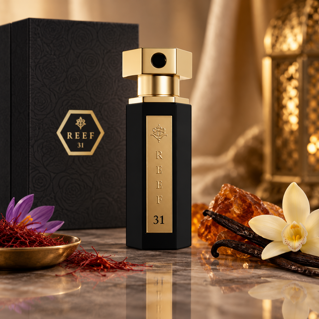 REEF 31 Eau de Parfum 100ml | Unisex Amber Vanilla Fragrance