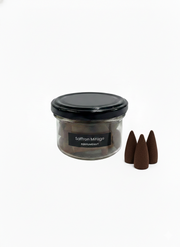 Saffron Mirage – Oud Incense Cones