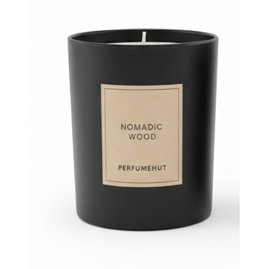 Nomadic Wood – Luxury Oud & Amber Scented Candle (200g)