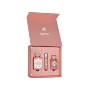 Bade'e al Oud Noble Blush | 100ml EDP, 12ml Travel Spray & 50ml Hair Mist | Lattafa Fragrance Giftset